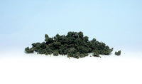 Woodland Scenics FC137 Dark Green Underbrush, loose material sample.