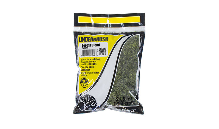 Woodland Scenics FC139 Forest Blend Underbrush retail bag