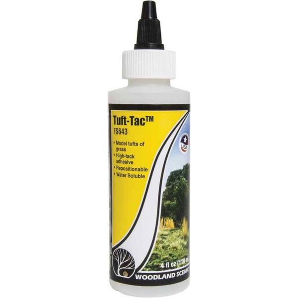Woodland Scenics FS643 Tuft-Tac high-tack scenery adhesive 4 fl oz bottle