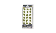 Woodland Scenics FS771 Medium Green Grass Tufts, 21-piece manufacturer package.