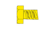Woodland Scenics H873 hex head screw manufacturer illustration
