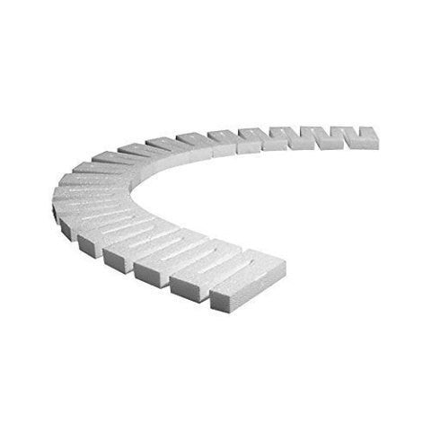 Woodland Scenics ST14406B 1/2-inch foam risers, 16-piece bulk pack