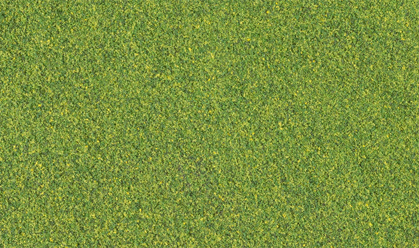 Woodland Scenics T1349 Green Blend Blended Turf — manufacturer color and texture close-up.