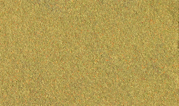 Woodland Scenics T1350 Earth Blend Blended Turf — manufacturer color and texture close-up.