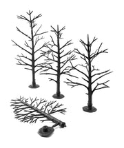 Woodland Scenics TR1123 Deciduous Tree Armatures, sample armatures showing flat and shaped branches with bases.