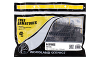 Woodland Scenics TR1125 Pine Tree Armatures, 44-piece manufacturer package.