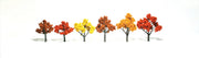 Woodland Scenics TR1541 Ready Made Fall Mix Trees, six trees