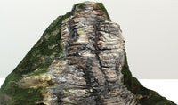 Woodland Scenics C1185 Easy Rock Carving Tools finished rock terrain example; plaster and scenery not included