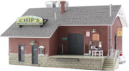 Woodland Scenics N scale Chip's Ice House Built-&-Ready structure BR4927