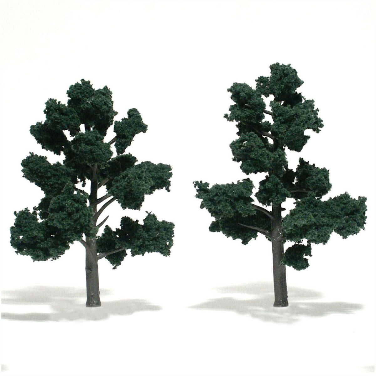 Woodland Scenics TR1514 Dark Green Trees 5 to 6 inch two-pack