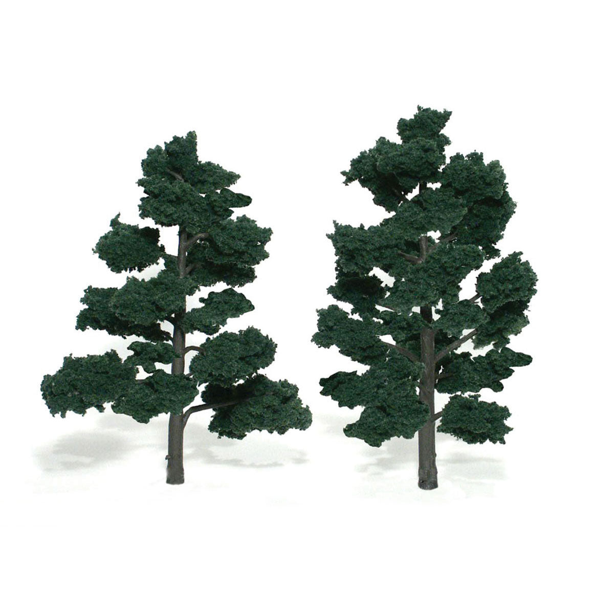 Woodland Scenics TR1517 Dark Green Trees 6 to 7 inch two-pack