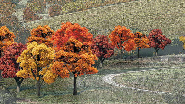 Woodland Scenics TR1575 Fall Deciduous Trees 38-pack