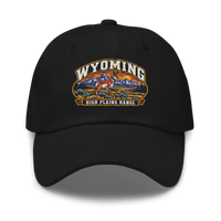 Wyoming embroidered dad hat in Black