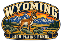 Wyoming heritage badge embroidery artwork