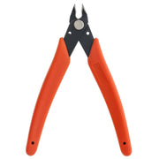 Xuron 420T Angled High Precision Sprue and Soft-Wire Cutter, open jaws and full handle view