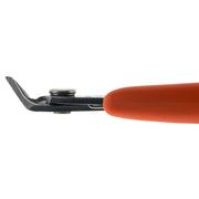 Xuron 420T Angled High Precision Sprue and Soft-Wire Cutter, side profile of the jaws