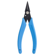 Xuron 485FN Flat Nose Pliers with Smooth Duckbill Jaws, closed-jaw view