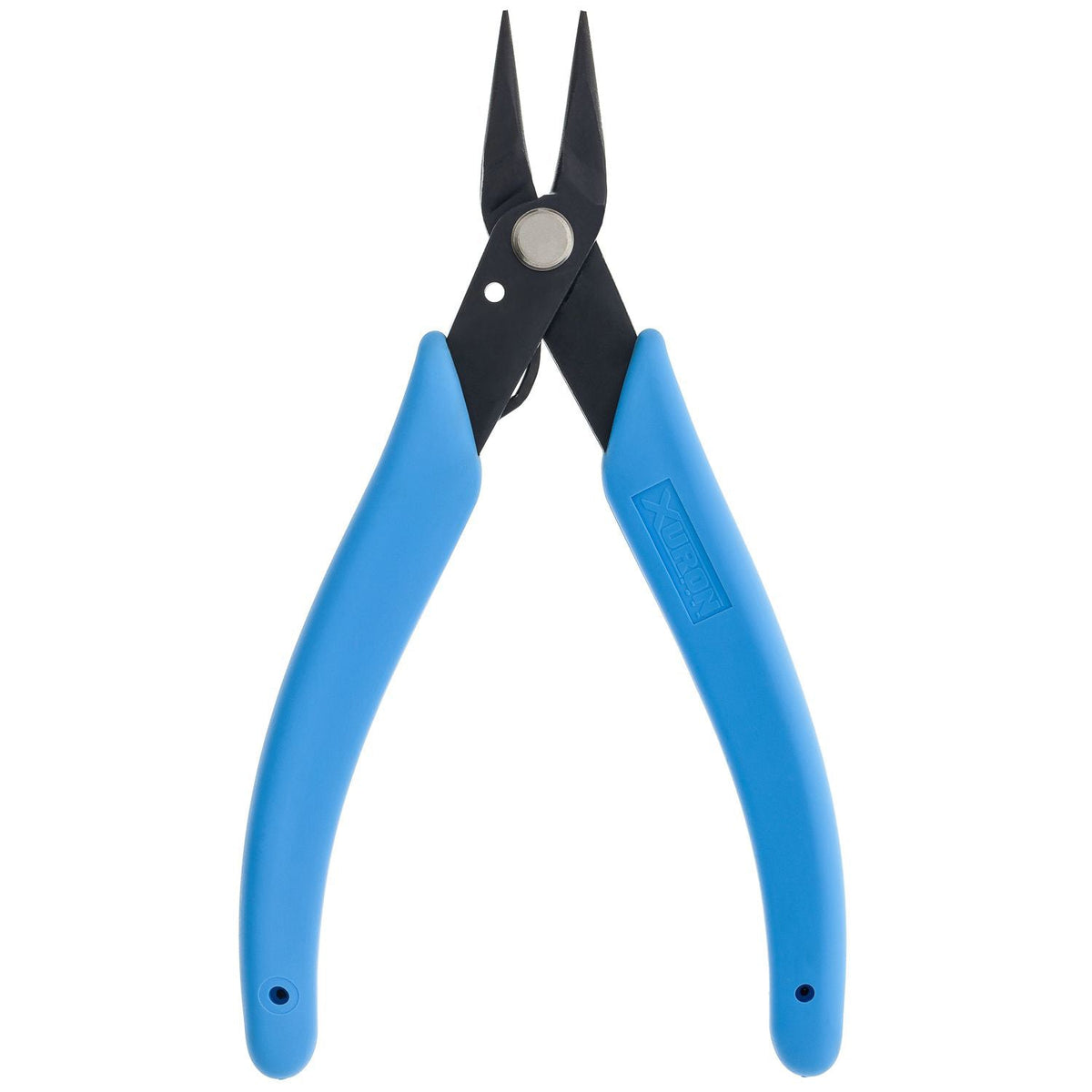 Xuron 488 Round Nose Pliers for Wire Forming and Loops, open jaws and full handle view