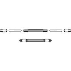 Zona 37145 Double-Ended Pin Vise With 2 Double-Ended Collets — exact product view