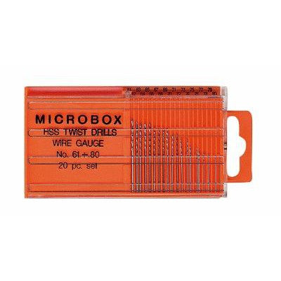 Zona 37150 20-Piece High-Speed Steel Twist Drill Set Nos. 61 to 80 — exact product view
