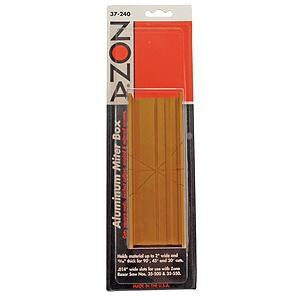 Zona 37240 Aluminum Mitre Box Thin Slot .014" — exact product view