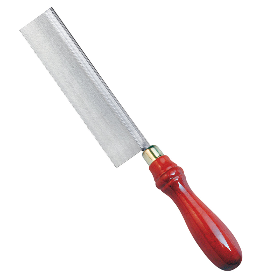 Zona 35-560 deluxe fine kerf razor saw, 24 TPI, with shaped red wooden handle.