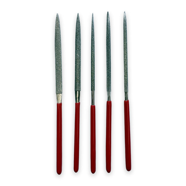 Zona 37-352 five-piece fine-point diamond needle file set.