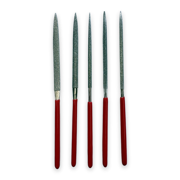 Zona 37-352 five-piece fine-point diamond needle file set.