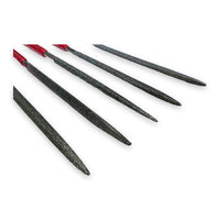 Zona 37-352 fine-point diamond file set — close-up of the abrasive tips.