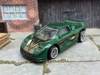 1990 Hot Wheels Green Exotic Sports Car