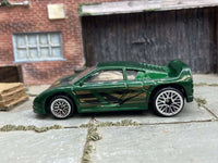 1990 Hot Wheels Green Exotic Sports Car