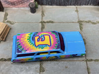 2019 Hot Wheels HW Art Cars #188 1964 '64 Chevy Nova Wagon Blue with tie die