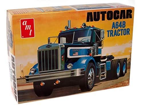 AMT Autocar A64B Semi Tractor 1:25 model kit - gallery image 1 of 4