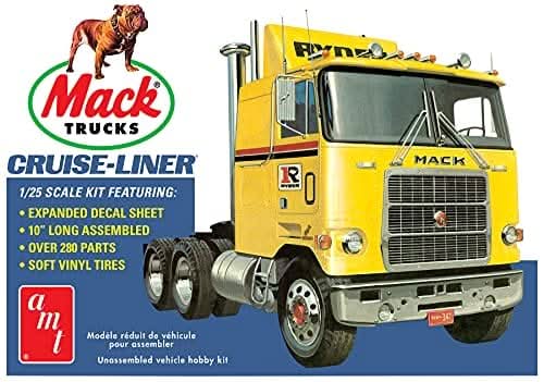 AMT-1062 Mack Cruise-Liner Semi Tractor 1:25 Scale Model Kit
