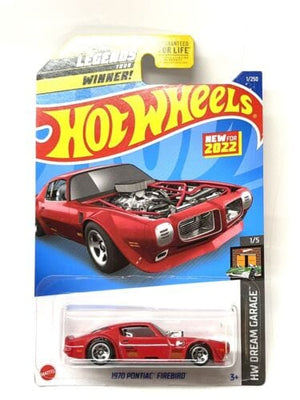 Collectable Carded Hot Wheels - 1970 Pontiac Firebird - Red