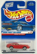Collectable Carded Hot Wheels 2000 - First Edition - Ferrari 365 GTB/4 - Red