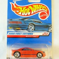 Collectable Carded Hot Wheels 2000 - First Edition - Muscle Tone - Orange