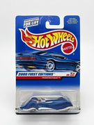 Collectable Carded Hot Wheels 2000 - First Edition - Phantatique - Blue