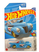Collectable Carded Hot Wheels 2022 - 1940 Ford Pick Up Drag Truck - COMP Cams Light Blue
