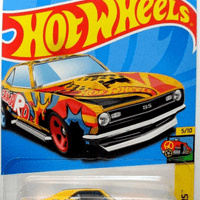 Collectable Carded Hot Wheels 2022 - 1968 Chevy Camaro COPO - Yellow HW Art Car Camaro