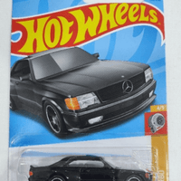 Collectable Carded Hot Wheels 2022 - 1989 Mercedes Benz 560 SEC AMG - Black