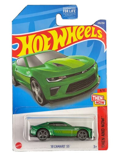 Collectable Carded Hot Wheels 2022 - 2018 Chevy Camaro SS - Green