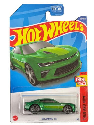 Collectable Carded Hot Wheels 2022 - 2018 Chevy Camaro SS - Green