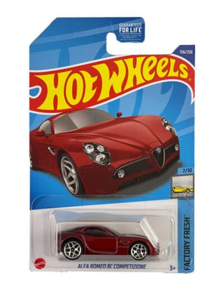 Collectable Carded Hot Wheels 2022 - Alfa Romeo 8C Competizione - Red