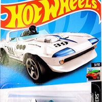Collectable Carded Hot Wheels 2022 - Chevy Corvette Grand Sport Roadster - White
