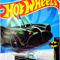 Collectable Carded Hot Wheels 2022 - Classic TV Series Batman Batmobile Toon'd - Black and Green