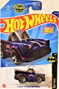 Collectable Carded Hot Wheels 2022 - Classic TV Series Batman Batmobile Toon'd - Black and Red