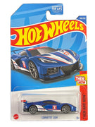 Collectable Carded Hot Wheels 2022 - Corvette C8.R - Blue 8