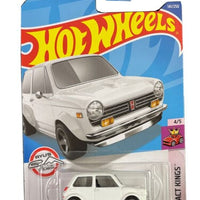 Collectable Carded Hot Wheels 2022 - Custom 1970 Honda N600 - White