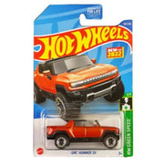 Collectable Carded Hot Wheels 2022 - GMC Hummer EV - Orange